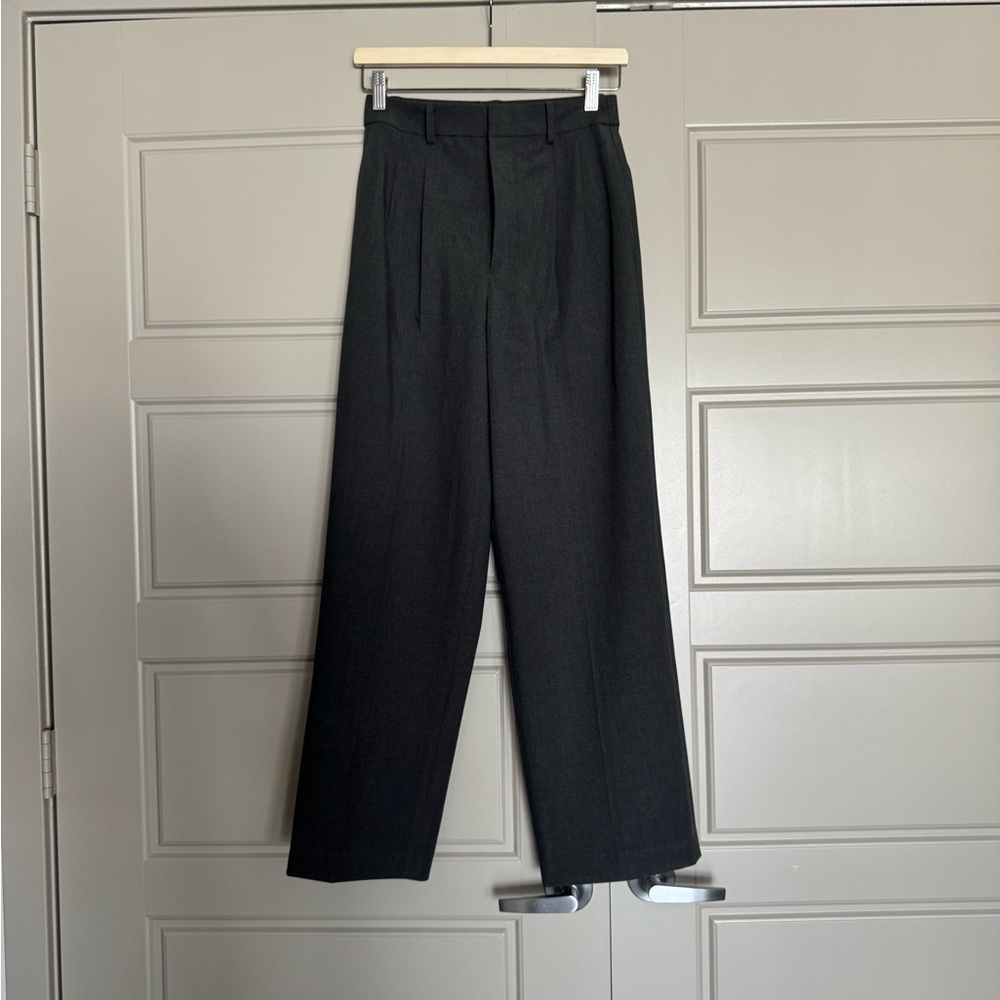 Grey UNIQLO Office Pants